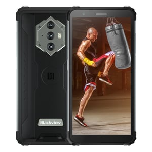 iGET BLACKVIEW GBV6600 Black 14,5 cm (5.7") Dual SIM Android 10 4G USB Type-C 4 GB 64 GB 8580 mAh Czarny