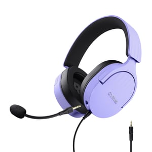 Trust GXT 489P FAYZO Wired Gaming Headset with Headband, Black, Purple