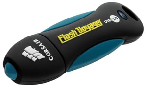 Corsair Voyager V2 USB-minne 128 GB USB Typ A 3.2 Gen 1 (3.1 Gen 1) Svart, Blå