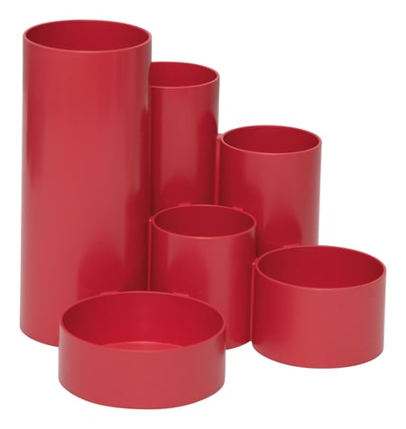 MAUL 4115625 pojemnik na długopisy Plastik Czerwony
