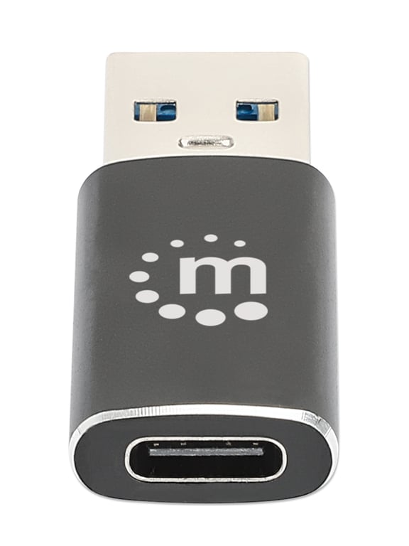 Manhattan 153980 przejściówka do kabli USB A USB C Czarny