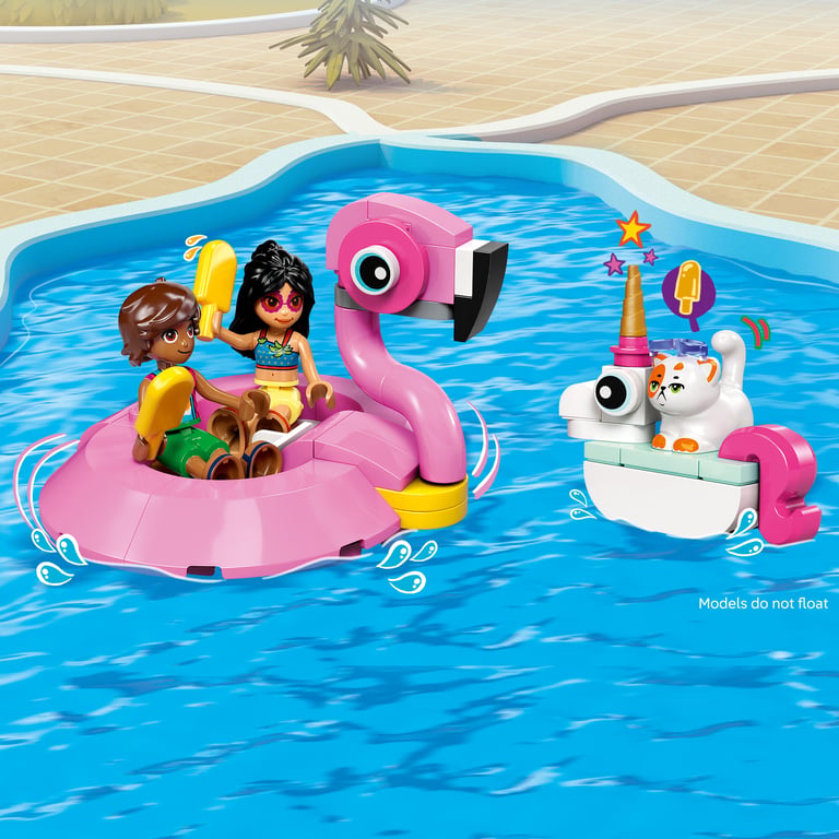 LEGO Friends Impreza na basenie z jednorożcem i flamingiem