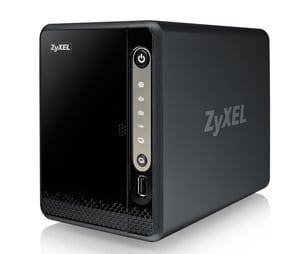 Zyxel NAS326 NAS Mini Tower Marvell Armada 380 0,5 GB DDR3 0 TB Schwarz