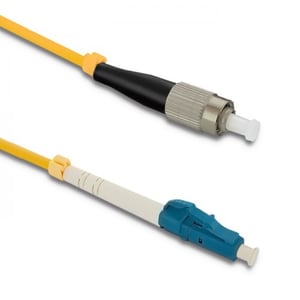 Qoltec 54307 kabel InfiniBand / światłowodowy 5 m LC FC Żółty