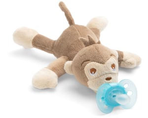 Philips AVENT Plüsch-Kuscheltier „Ultra Soft Snuggle“ mit Schnuller „Ultra Soft“