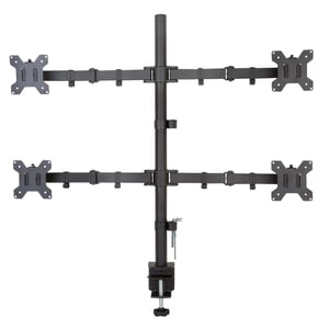Techly ICA-LCD 382-Q Monitorhalterung / Ständer für 68,6 cm (27") Schreibtisch Schwarz