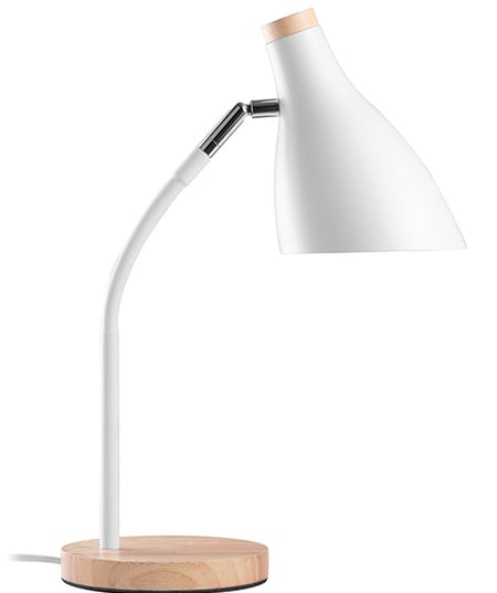 Tracer TRAOSW47235 lampa stołowa E27 40 W LED Drewno, Biały