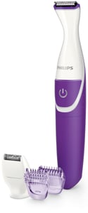 Philips Essential BRT383/15 trimmer för bikinilinjen, våt- och torranvändning, lila, vit