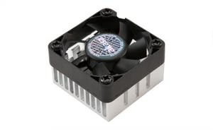 Akasa AK-210-BK PC-Kühlsystem, Chipsatz-Kühlkörper/Lüfter, 4 cm, schwarz, 1 Stück.