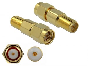 DeLOCK 89991 SMA Coaxial Plug, 1 pc., 50 Ω