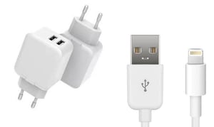 CoreParts MBXUSB-AC0007 Ladegerät für mobile Geräte Smartphone Weiß Wechselstrom Für den Innenbereich