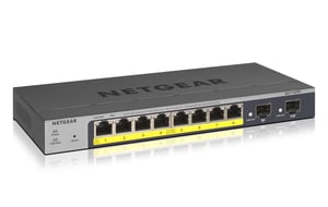 NETGEAR GS110TP Hanterad L2/L3/L4 Gigabit Ethernet (10/100/1000) Stöd för PoE Grå