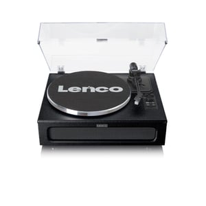Lenco LS-430BK Plattenteller mit Drehteller Plattenspieler mit Riemenantrieb Schwarz