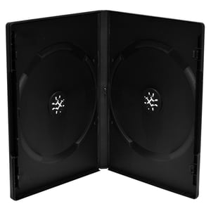 MediaRange BOX12-M CD-fodral DVD-fodral för 2 skivor Svart