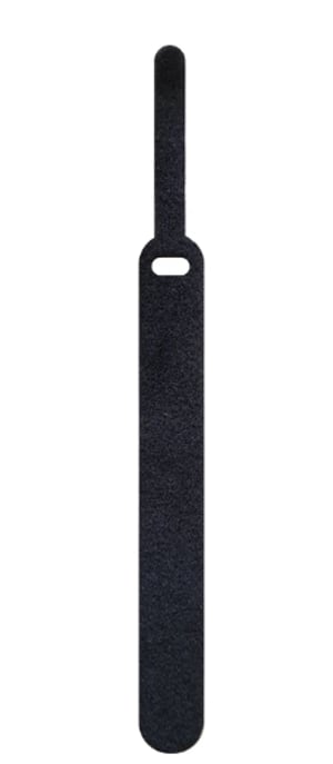 Schwaiger KMKB3010 Velcro cable tie, Black 10 szt.