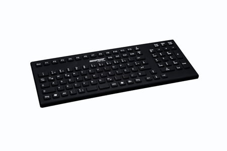 GETT KG24206 klawiatura Przemysłowy USB Niemiecki Czarny