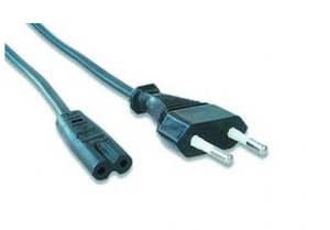Gembird PC-184-VDE Power Cable, Black, Type-C Power Plug