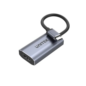 UNITEK V1414A adapter kablowy 0,15 m USB Type-C HDMI Szary