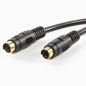 VALUE 11.99.4365 S-video-kabel 5 m S-Video (4-stifts) Svart