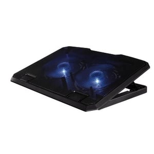 Hama Black podkładka chłodząca do laptop 39,6 cm (15.6") Czarny