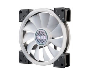 Akasa Vegas TLY PC-Gehäuse, 14-cm-Lüfter, schwarz, halbtransparent