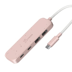 j5create JCH342ER USB 3.2 Gen 1 (3.1 Gen 1) Type-C 10000 Mbit/s Rosa