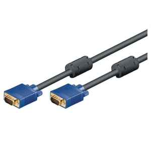 M-Cab SVGA M/M 3m kabel VGA VGA (D-Sub) Czarny, Niebieski