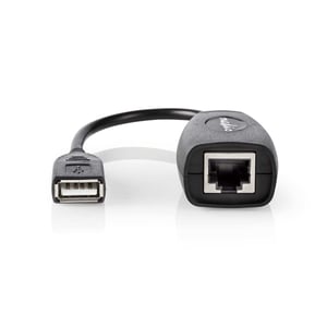 Nedis CCGB60EXTBK500 RJ-45 to USB 1.1 Type-A Cable Adapter, Black