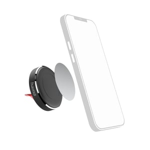 Hama Magnet Passive Mount for Cell Phone/Smartphone, Black