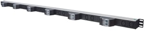 Intellinet 163668 PDU-Stromverteiler, 12 x Netzwerkanschluss, 36U, Schwarz, Silber