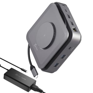 j5create JCD3199P-EN Wired USB 3.2 Gen 2 (3.1 Gen 2) Type-C Docking Station, Gray