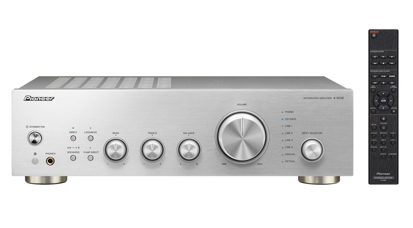 фото Інтегральний підсилювач Pioneer A-40 AE Silver