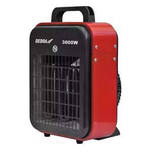 DEDRA DED9921B grzejnik Czerwony 3000 W Elektryczny grzejnik konwektorowy