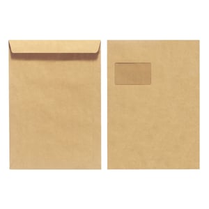 Herlitz 737494 koperta C4 (229 x 324 mm) Brązowy 10 szt.