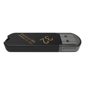 Team Group C183 32 GB USB Flash Drive, USB Type-A 3.2 Gen 1 (3.1 Gen 1), Black