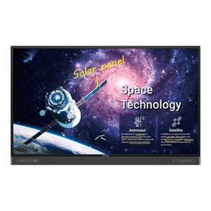 BenQ RP6502 Interaktiv LCD-skärm 165,1 cm (65") Wi-Fi 350 cd/m² 4K Ultra HD Svart Pekskärm Inbyggd processor Android 8.0