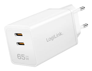 LogiLink PA0367 Ladegerät für mobile Geräte, universell, weiß, Wechselstrom, Schnellladung, intern