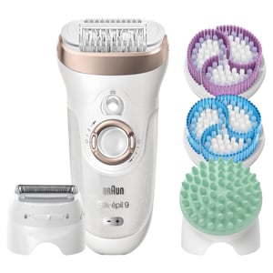 Braun Silk-épil 9 Skin Spa 9-961v 40 Pinzetten Braun, Weiß
