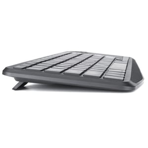 Techly ICTB9801TB klawiatura Uniwersalne RF Wireless + Bluetooth QWERTY US English Czarny