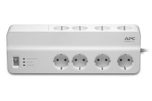 APC SurgeArrest Essential White 8 x 230 V power outlet 2 m