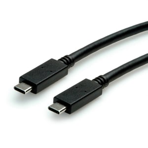 VALUE 11.99.9057 kabel USB USB 3.2 Gen 2 (3.1 Gen 2) 0,5 m USB C 10 Gbit/s 100 W Czarny