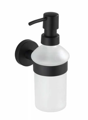 WENKO 24235100 tvålpump 0,2 l Svart, Vit