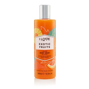 I LOVE Exotic Fruit 360 ml Duschgel för kroppen med doft av grapefrukt, mango, melon och ananas