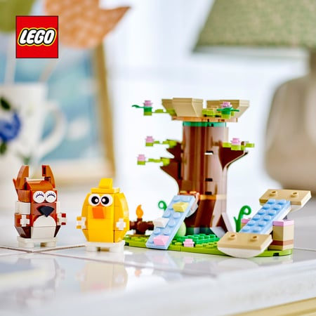 LEGO Iconic Wiosenny plac zabaw dla zwierzątek