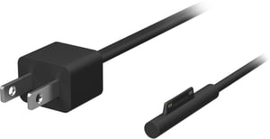 Microsoft Surface 65 W strömförsörjning för bärbar dator och surfplatta, svart, växelström, intern