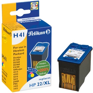 Pelikan H41 Tintenpatronen, 3 Stück. Standard-Ergiebigkeit: Cyan, Magenta, Gelb