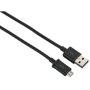 Hama 00200904 USB-Kabel USB 2.0 0,9 m USB A – Micro-USB B Schwarz