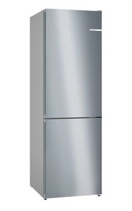 Bosch Serie 4 KGN362IDF Freestanding Refrigerator-Freezer, 321 L, Stainless Steel