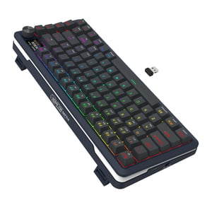 REDRAGON K708-RGB-PRO FLEKACT klawiatura USB + RF Wireless + Bluetooth Czarny