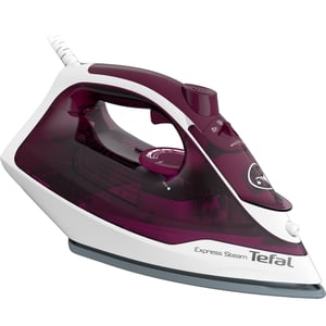 Tefal Express Steam FV2835E0 żelazko Żelazko suche i parowe Ceramiczna stopa 2400 W Fioletowy, Biały